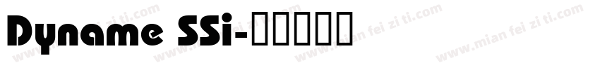 Dyname SSi字体转换